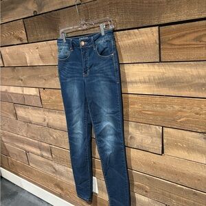 Maurices Dark Blue Skinny Jeans